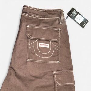 True Religion Brown Cargo Pants